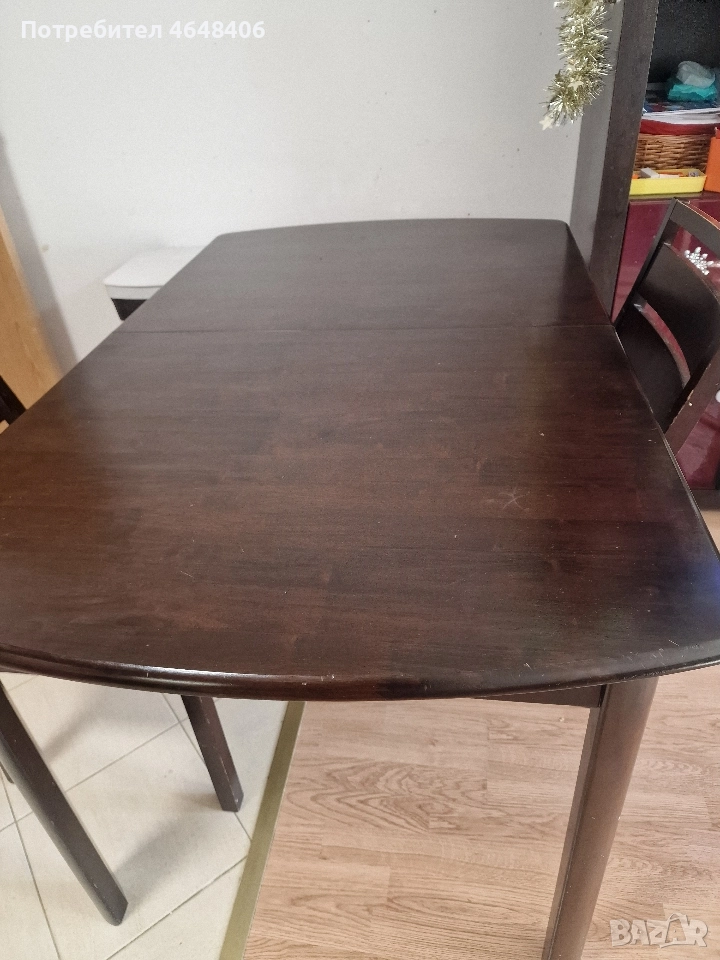 кухненска маса с функция за разтягане, снимка 1