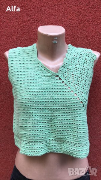 плетен топ - 9лв, снимка 1