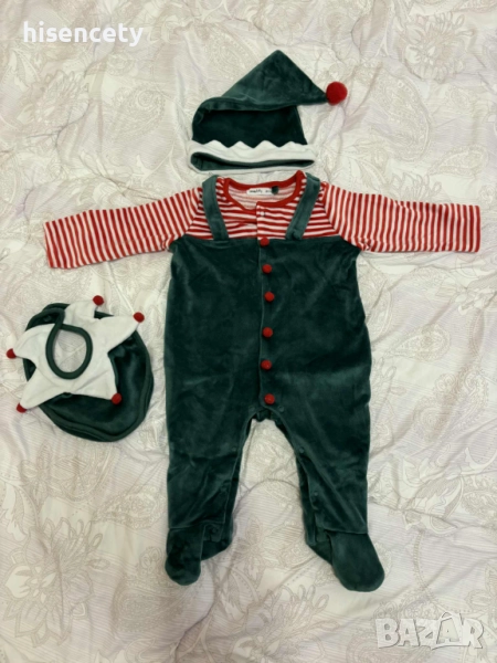 Страхотен плюшен комплект на джудже, 68 размер, снимка 1