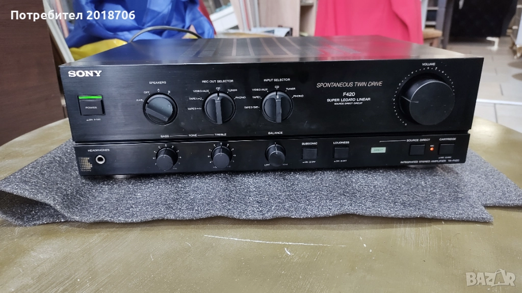  Усилвател Sony TA-F420, снимка 1