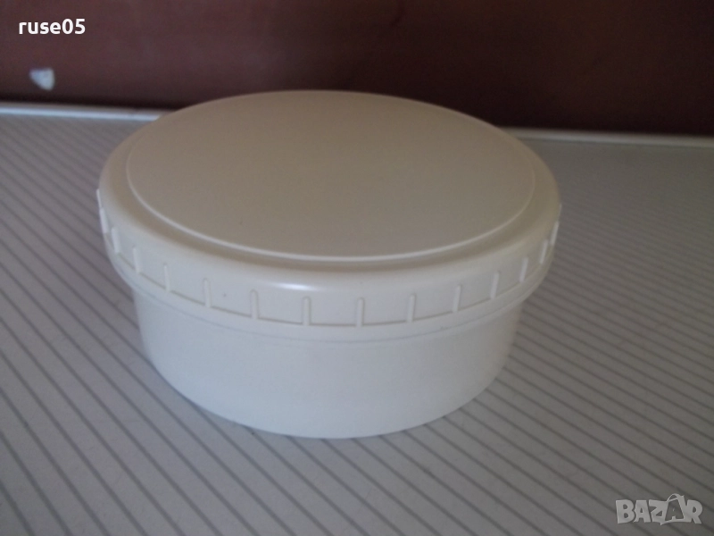 Кутия бакелитова кръгла от соца нова, снимка 1