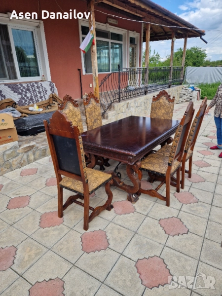 Дъбова маса, снимка 1