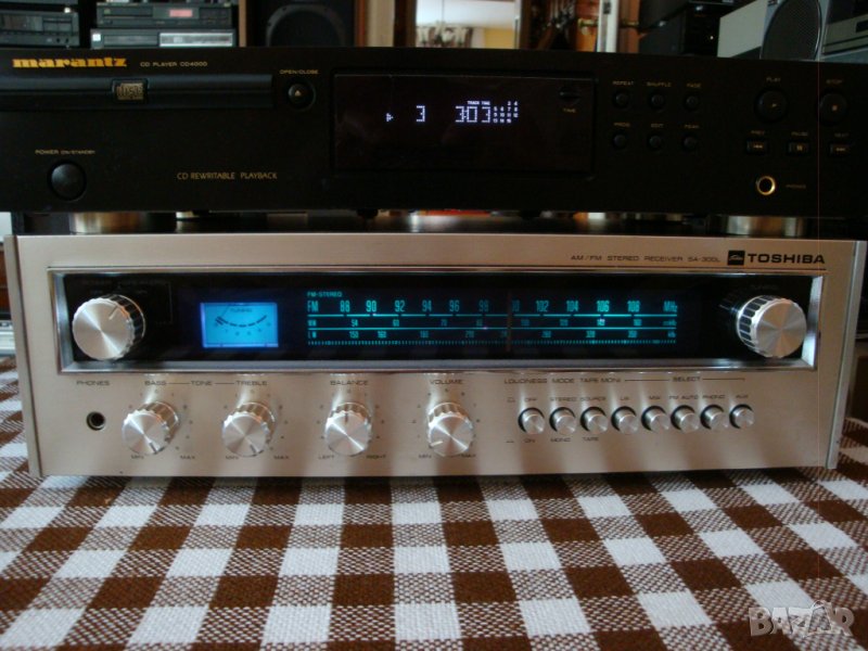 Vintage TOSHIBA SA-300L Stereo Receiver ,1970г, снимка 1