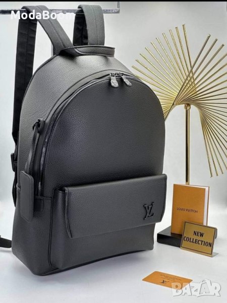 Черна раница Louis Vuitton код VL48, снимка 1