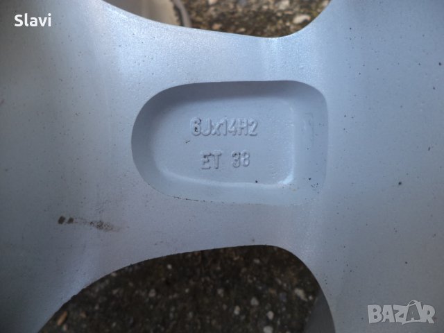 Джанти Алуминиеви 14' за Honda 4x114,3, снимка 5 - Гуми и джанти - 12257923