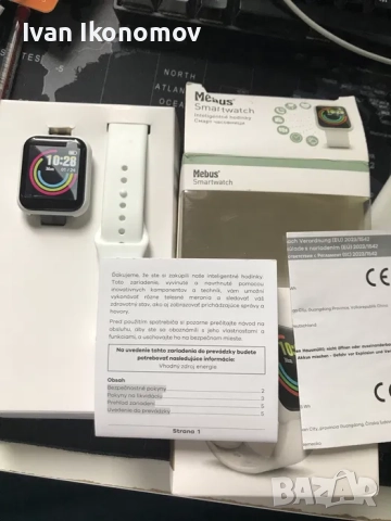 Смарт часовник Mebus, чисто нов., снимка 3 - Смарт гривни - 52591491