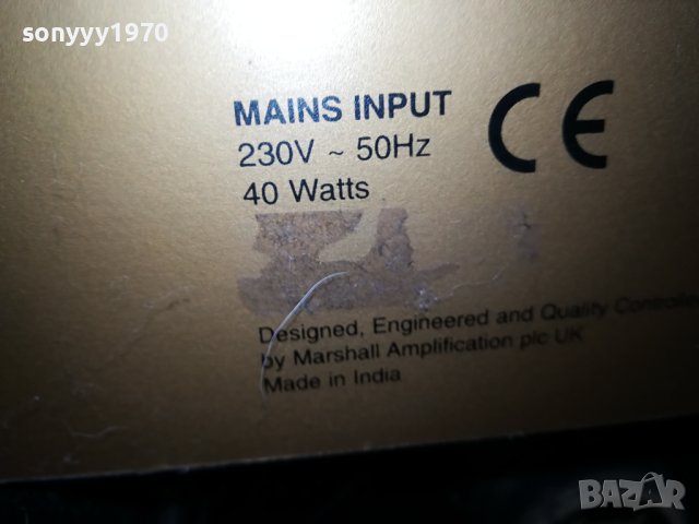 149лв-MARSHALL-GUTAR AMPLIFIER-ВНОС ENGLAND 2211230856, снимка 16 - Ресийвъри, усилватели, смесителни пултове - 43096568