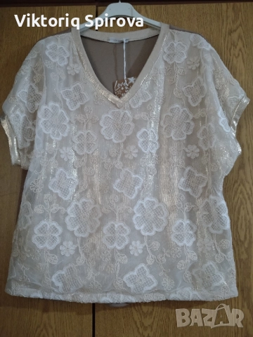 Нова дантелена блуза 