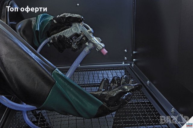 Пясъкоструйна кабина 220 л HAWEK ,HW-1045, снимка 3 - Други машини и части - 43353401