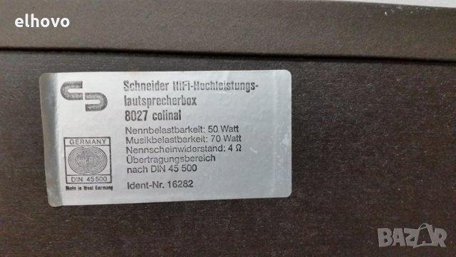 Тонколони Schneider 8027 colinal, снимка 4 - Тонколони - 28996144