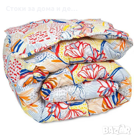 ✨Олекотена завивка Мирабел Биела, Лятна, Единично легло 150/210 см или Спалня 200/210 см, Капитонира, снимка 1