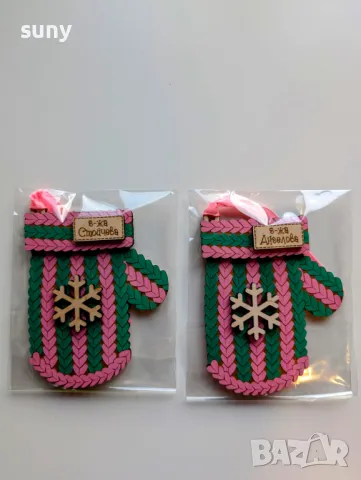 Персонализирани дървени коледни играчки за украса, снимка 18 - Други - 47820240