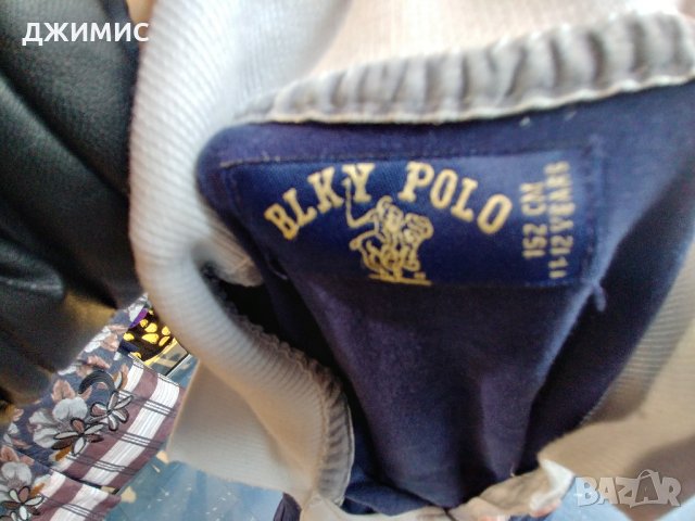 Детска блузка спортна с якичка. 152 см. Ръс, снимка 6 - Детски тениски и потници - 27660314