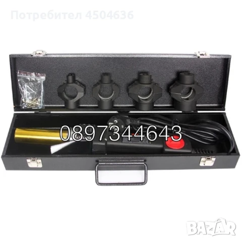 Лепачка-поялник за полипропълен 2500W 16-32мм Stahlmayer, снимка 7 - Поялници и запояване - 51428600