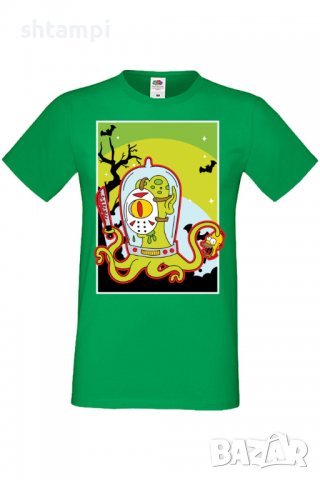 Мъжка тениска The Simpsons Alien,Halloween,Хелоуин,Празник,Забавление,Изненада,Обичаи,, снимка 7 - Тениски - 38135815