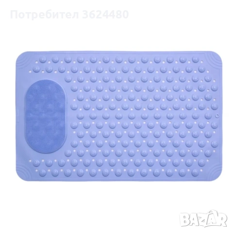 Синя постелка за баня  с масажна зона 4600, снимка 3 - Масажори - 53451915