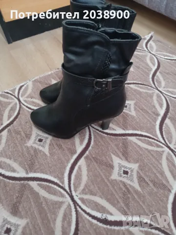 Дамски боти с ток, снимка 2 - Дамски боти - 48025506