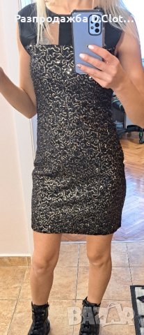 рокля с пайети, снимка 2 - Рокли - 43380725