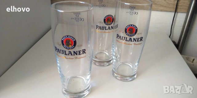 Стъклени чаши за бира 300мл, снимка 3 - Чаши - 43940461