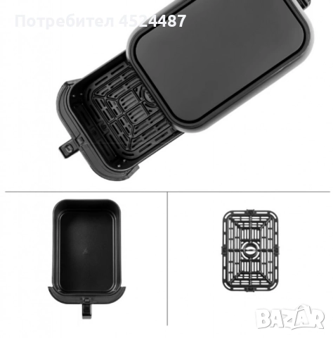 Фритюрник с горещ въздух MFX-815, 1700W, 8L, LED, снимка 2 - Фритюрници - 52345576