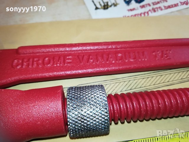 Класически тръбен Цол - 1.5". Дължина - 41.5см. 2304211937, снимка 6 - Ключове - 32658765