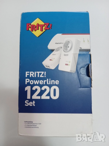 AVM FRITZ!Powerline 1220 Set - Перфектно решение за стабилна мрежа, снимка 2 - Мрежови адаптери - 52197977