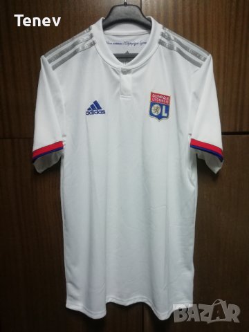 OLYMPIQUE LYONNAIS LYON ADIDAS НОВА ОРИГИНАЛНА ФУТБОЛНА ТЕНИСКА ФЛАНЕЛКА L