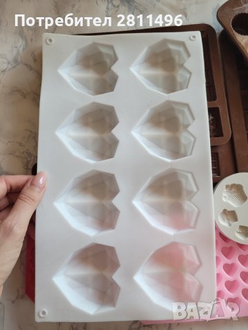 Силиконови форми за шоколад и бонбони, снимка 4 - Форми - 39982255