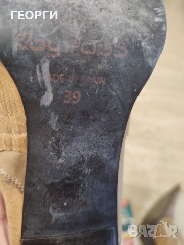 Дамски испански ботуши от естествена кожа-by Pass, снимка 6 - Дамски ботуши - 38257310