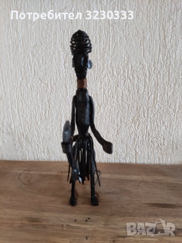 Скулптура - шаман, снимка 2 - Антикварни и старинни предмети - 40491436