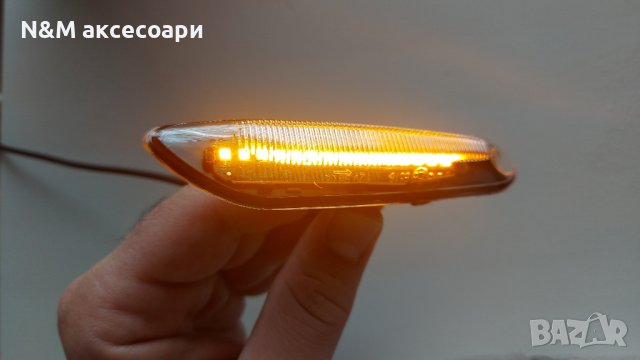 Кристални динамични LED  мигачи за БМВ/ BMW Dynamic LED 