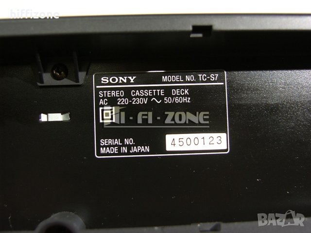 ДЕК  Sony tc-s7 , снимка 8 - Ресийвъри, усилватели, смесителни пултове - 43324167