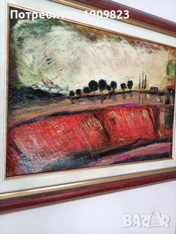 Стара маслена картина, снимка 2 - Картини - 43154443