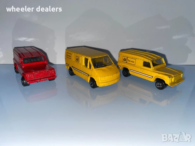 Метални колички Corgi Land Rover, Ford Transit, снимка 5 - Колекции - 50835246