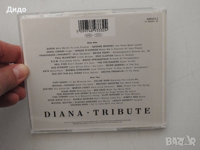 В памет на Принцеса Даяна - Diana Tribute, CD двоен аудио диск, снимка 4 - CD дискове - 40438250