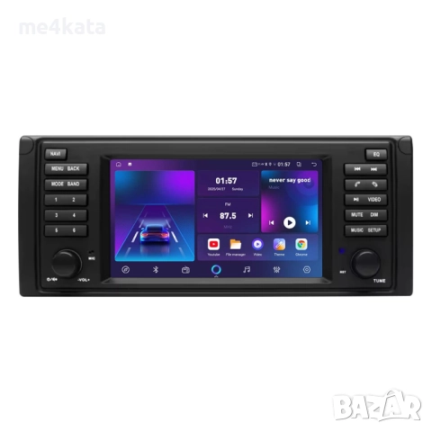 7-инчова мултимедия за BMW X5 E53 (1999–2006) – Android Carplay