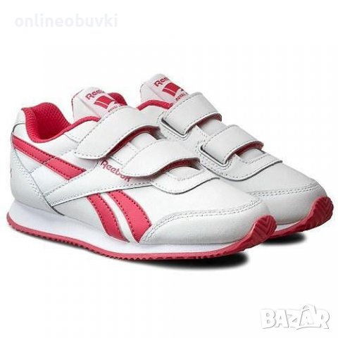 НАМАЛЕНИ!!!Детски спортни обувки REEBOK Royal Бяло/Розово, снимка 3 - Детски маратонки - 28565215