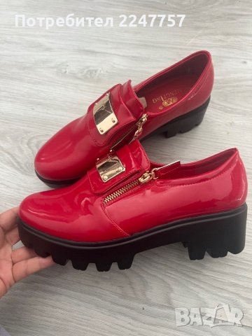 Нови червени спортни обувки размер 38, снимка 2 - Дамски ежедневни обувки - 43756324