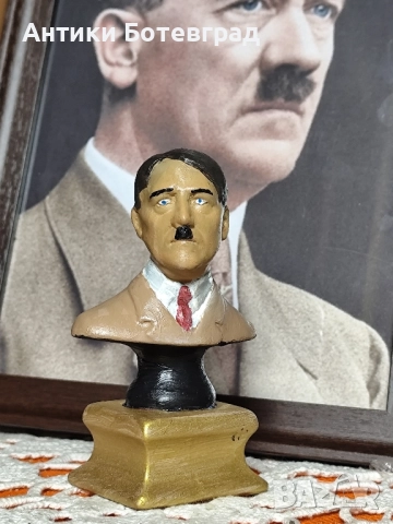 Порцеланов бюст ръчно рисуван , снимка 2 - Антикварни и старинни предмети - 52372047