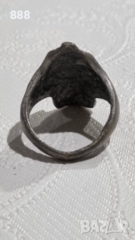 Пръстен " удължен демонски череп " , снимка 7 - Пръстени - 43275082