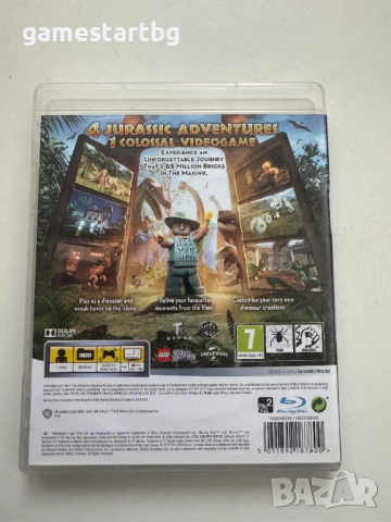   Lego Jurassic World за Playstation 3(PS3), снимка 2 - Игри за PlayStation - 52716603