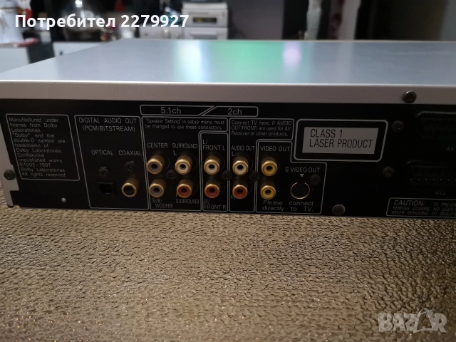 DVD Panasonic RV40, снимка 5 - Плейъри, домашно кино, прожектори - 52922814