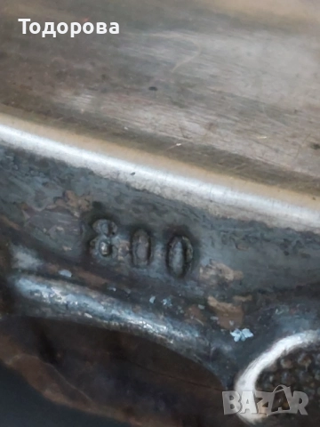 Стара фруктиера(сребро 800 кристал 19 век)Large Fruit Bowl Crystal Cut, 1 500 лв, снимка 7 - Други - 52278698