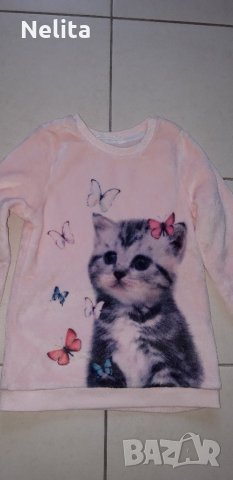 мека блуза - пуловер размер - 122/128 6-7 год