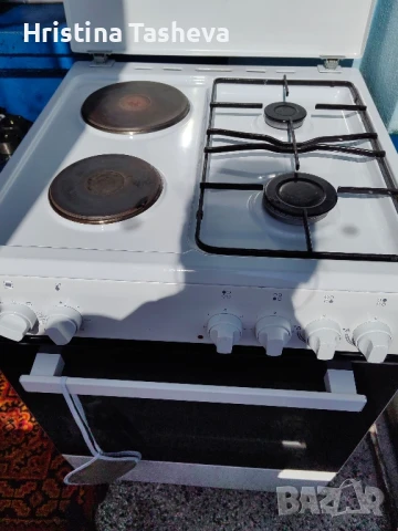 Продавам комбинирана готварска печка, снимка 2 - Печки, фурни - 50670400