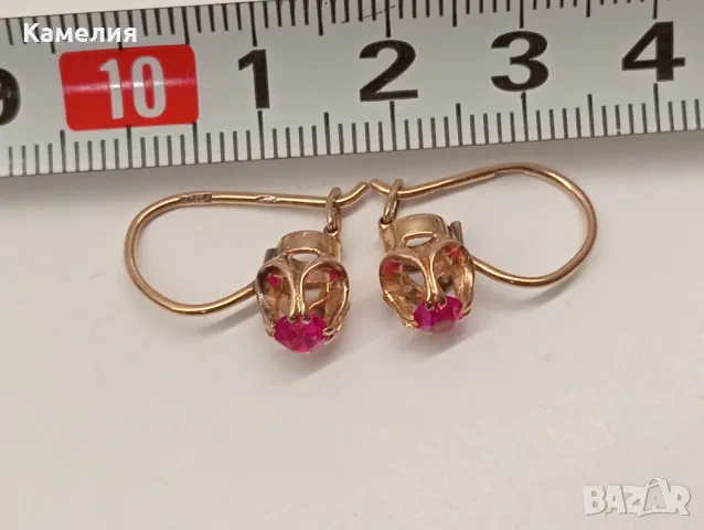 Руско злато , снимка 3 - Обеци - 49175694