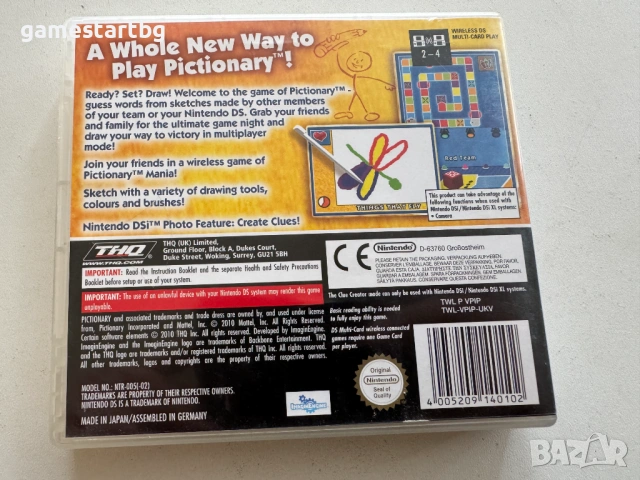 Pictionary за Nintendo DS/3DS, снимка 2 - Игри за Nintendo - 53527208