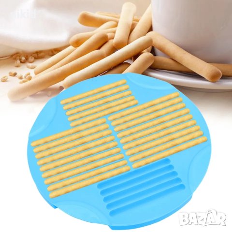 28 бр тънки солети гризини пурички силиконов молд форма за печене направа, снимка 2 - Форми - 40687894