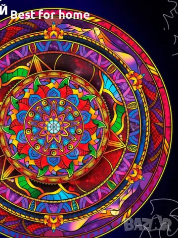 Луксозен дървен фигурален пъзел - два модела- Кучи и Мандала, снимка 5 - Игри и пъзели - 49240194