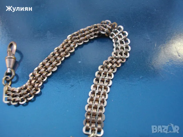 СТАР ПОЗЛАТЕН КЮСТЕК С ВИСУЛКА КУТИЙКА ЗА СНИМКИ , снимка 6 - Антикварни и старинни предмети - 47895060